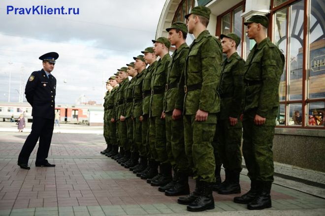 Построение солдатов